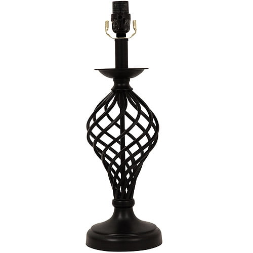 better homes and gardens lamps. better homes and gardens black iron cage table lamp bulb included lamps e